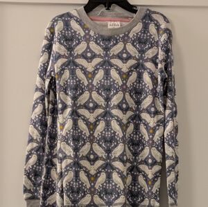 Snug Glow-In-The-Dark Pajamas Ash Blue Owls Girls NWT Size 8